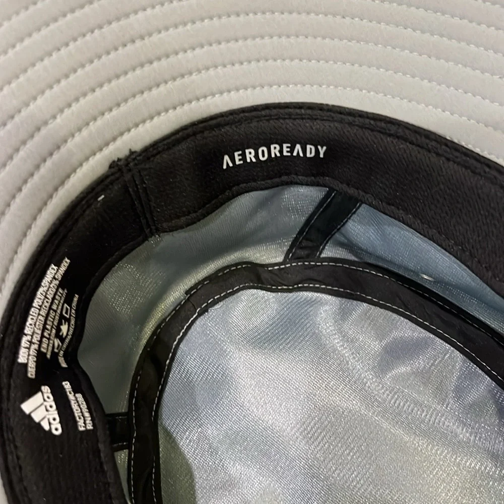 Adidas Aeroready Bucket Hat UPF 50 Gray OS  Unisex - Picture 8 of 9